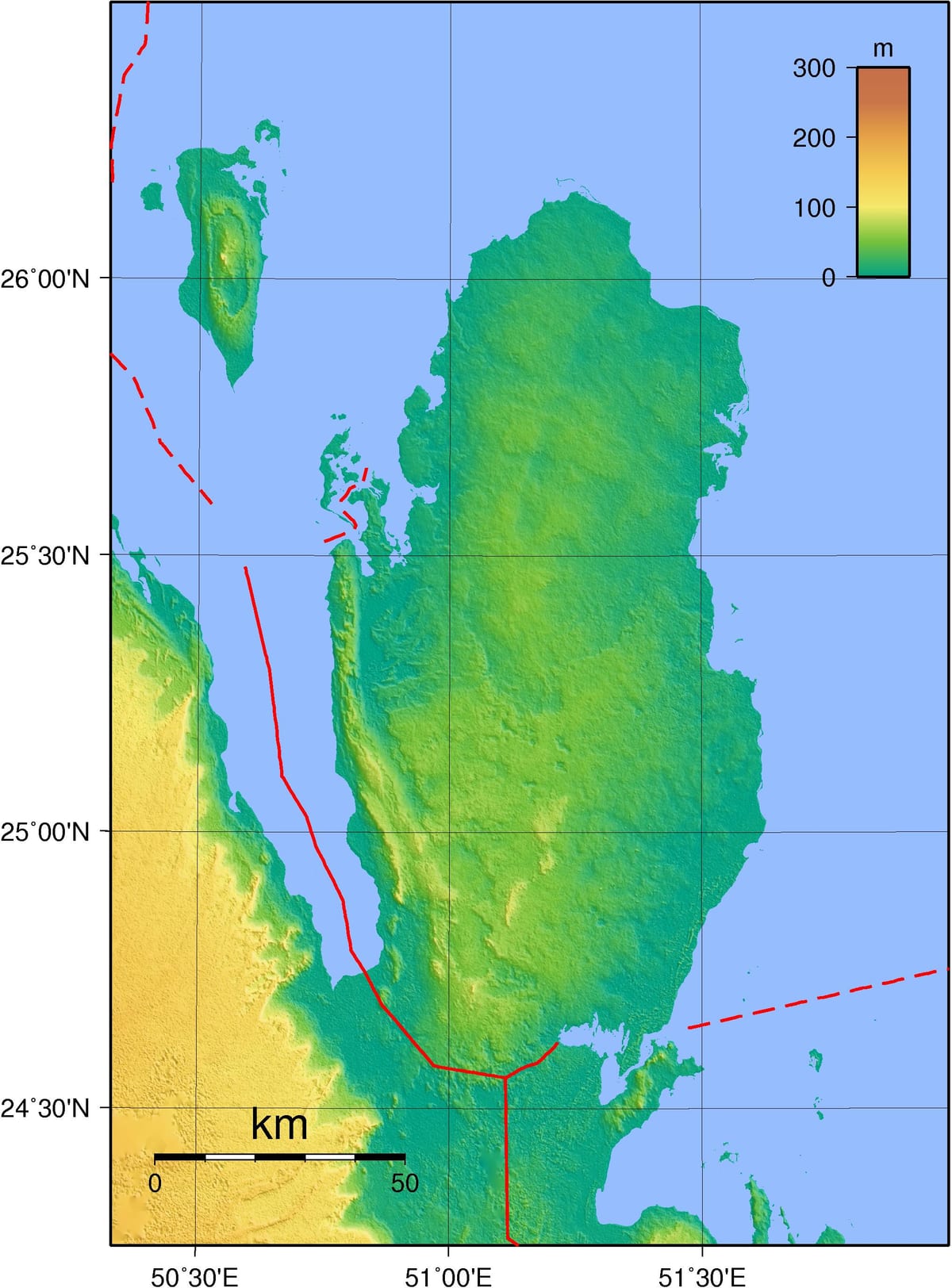 Mapa kataru geografiju