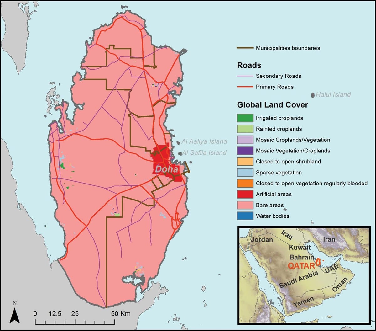 Mapa kataru klime