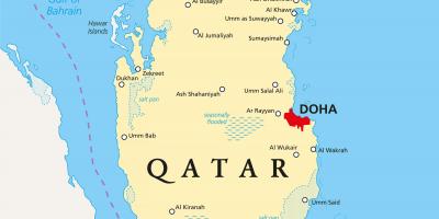 Kataru mapa sa gradovima