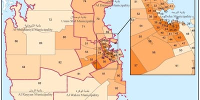 Mapa kataru populacije